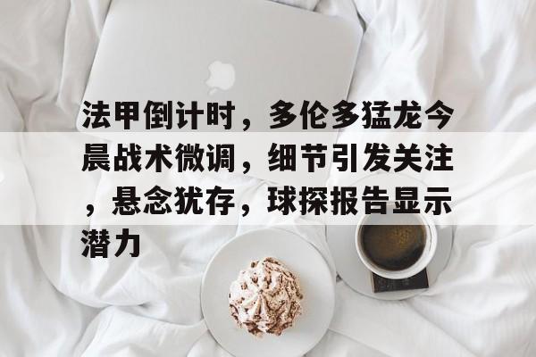 关于法甲倒计时，多伦多猛龙今晨战术微调，细节引发关注，悬念犹存，球探报告显示潜力的信息